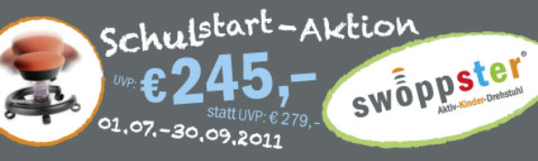 Bewegung  -  Schule  -  Spass.    <br>   Die Schulstartaktion mit dem swoppster